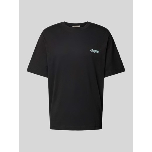 T-shirt z nadrukiem z logo model ‘TAORMINA’ ze sklepu Peek&Cloppenburg  w kategorii T-shirty męskie - zdjęcie 173779645