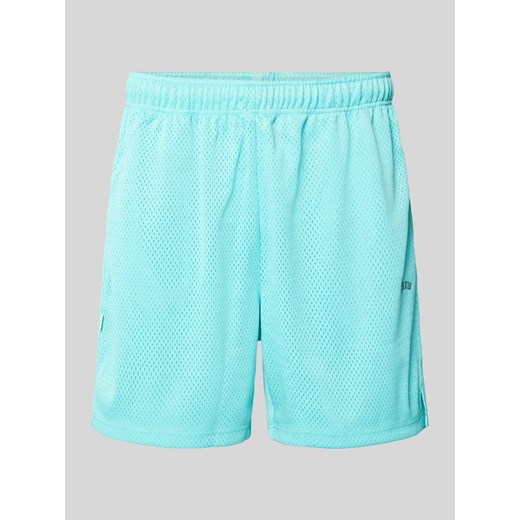 Szorty o kroju regular fit z wyhaftowanym logo ze sklepu Peek&Cloppenburg  w kategorii Spodenki męskie - zdjęcie 173779947