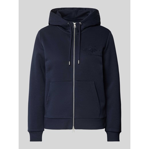 Bluza rozpinana z wyhaftowanym logo ze sklepu Peek&Cloppenburg  w kategorii Bluzy damskie - zdjęcie 173780176