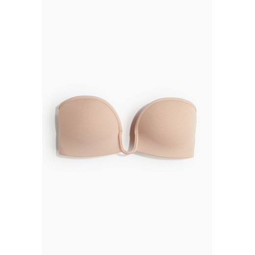 H & M - Balkonetka push-up bez fiszbinów - Beżowy H & M 85B H&M