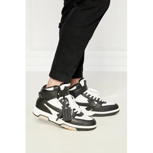 OFF-WHITE Skórzane sneakersy 45 Gomez Fashion Store