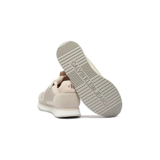 CALVIN KLEIN JEANS Sneakersy RUNNER SOCK LACEUP | z dodatkiem skóry 38 Gomez Fashion Store