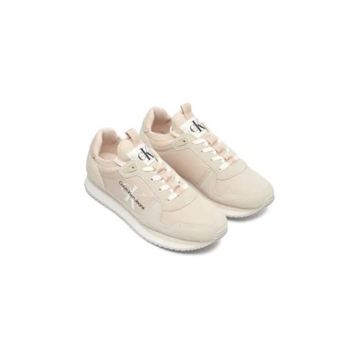 CALVIN KLEIN JEANS Sneakersy RUNNER SOCK LACEUP | z dodatkiem skóry 39 Gomez Fashion Store