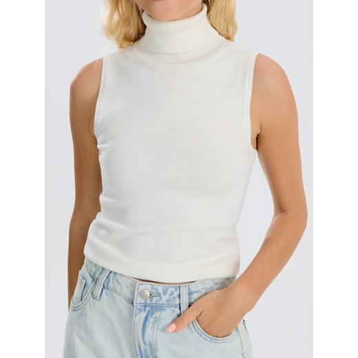 Sinsay - Sweter - kremowy Sinsay S Sinsay