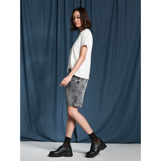 Sinsay - Koszulka - kremowy Sinsay L Sinsay