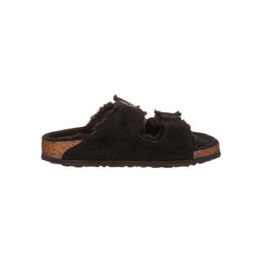 Birkenstock Skórzane klapki "Arizona" w kolorze czarnym 41 promocyjna cena Limango Polska
