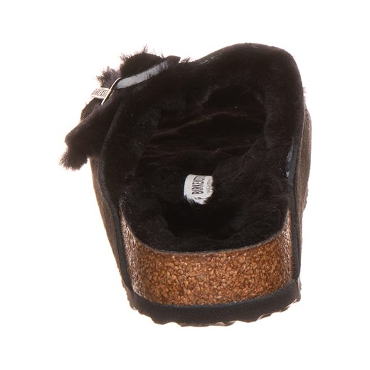 Birkenstock Skórzane klapki "Arizona" w kolorze czarnym 39 wyprzedaż Limango Polska