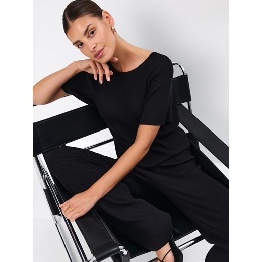 Mohito - Dzianinowa czarna bluzka - czarny Mohito XL Mohito