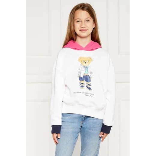 POLO RALPH LAUREN Bluza BEAR HOODIE-KNIT | Regular Fit Polo Ralph Lauren 104 wyprzedaż Gomez Fashion Store