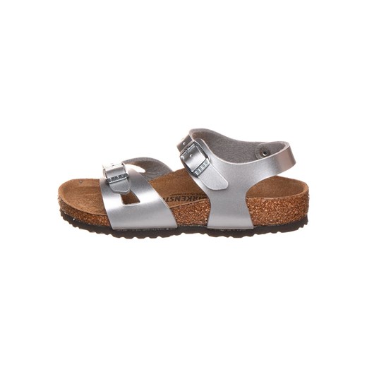 Birkenstock Sandały &quot;Rio&quot; w kolorze srebrnym ze sklepu Limango Polska w kategorii Sandały dziecięce - zdjęcie 173790535