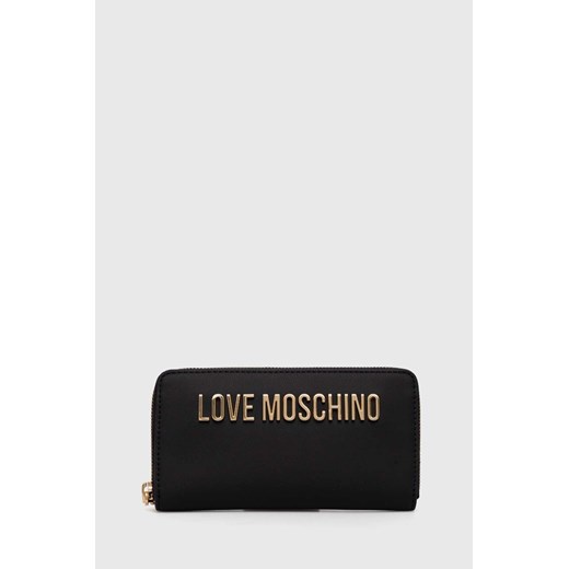 Love Moschino portfel damski kolor czarny JC5611PP1LKD0000 ze sklepu ANSWEAR.com w kategorii Portfele damskie - zdjęcie 173792848