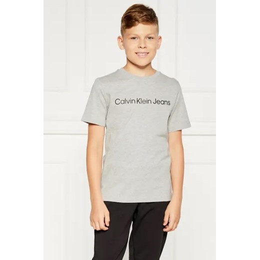 CALVIN KLEIN JEANS T-shirt | Regular Fit ze sklepu Gomez Fashion Store w kategorii Bluzki dziewczęce - zdjęcie 173793856