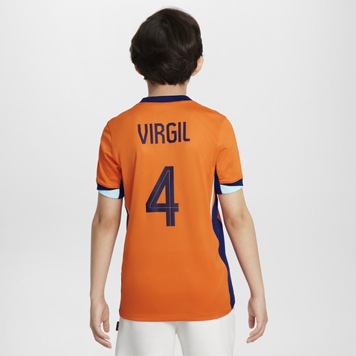 Koszulka piłkarska dla dużych dzieci Nike Dri-FIT Virgil van Dijk Holandia Nike S Nike poland