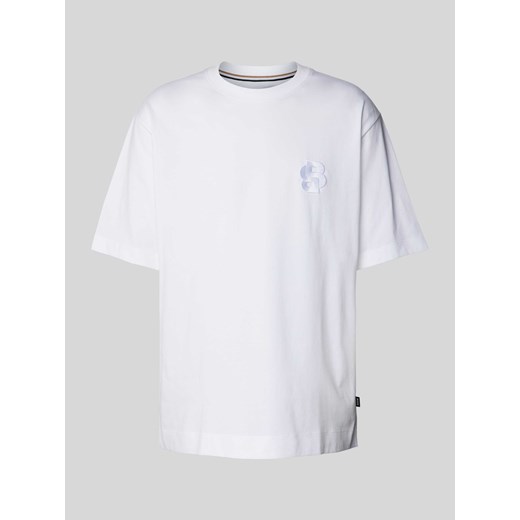 T-shirt z wyhaftowanym logo model ‘Tames’ ze sklepu Peek&Cloppenburg  w kategorii T-shirty męskie - zdjęcie 173796388