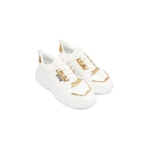 Versace Jeans Couture Skórzane sneakersy 36 Gomez Fashion Store