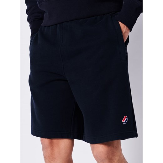 Superdry Szorty dresowe w kolorze granatowym ze sklepu Limango Polska w kategorii Spodenki męskie - zdjęcie 173797958