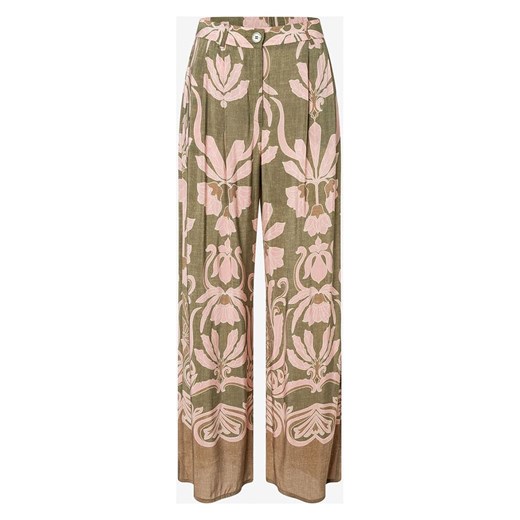 More & More Spodnie w kolorze oliwkowo-jasnoróżowym - id: 15673102 - marki More & More - 173798198 More & More Spodnie w kolorze oliwkowo-jasnoróżowym ze sklepu Limango Polska w kategorii Spodnie damskie - zdjęcie 173798198