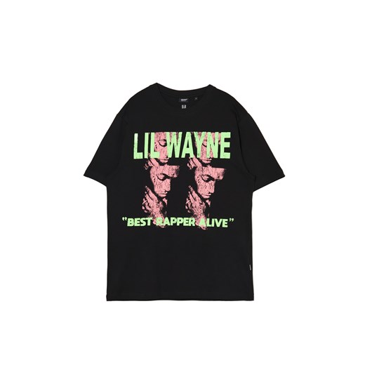 Cropp - Koszulka Lil Wayne - czarny ze sklepu Cropp w kategorii T-shirty męskie - zdjęcie 173799196