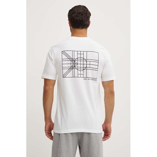 adidas t-shirt bawełniany Tiro męski kolor biały z nadrukiem IW2668 L ANSWEAR.com