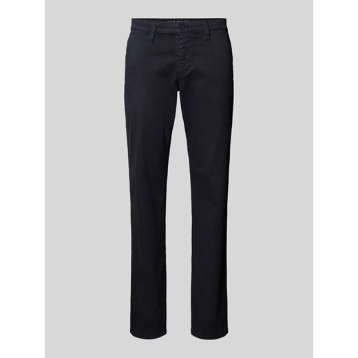 Spodnie o kroju slim fit z aplikacją z logo model ‘Lennox’ ze sklepu Peek&Cloppenburg  w kategorii Spodnie męskie - zdjęcie 173806855