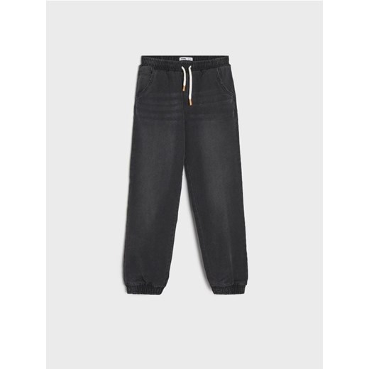 Sinsay - Jeansy jogger - czarny Sinsay 170 Sinsay