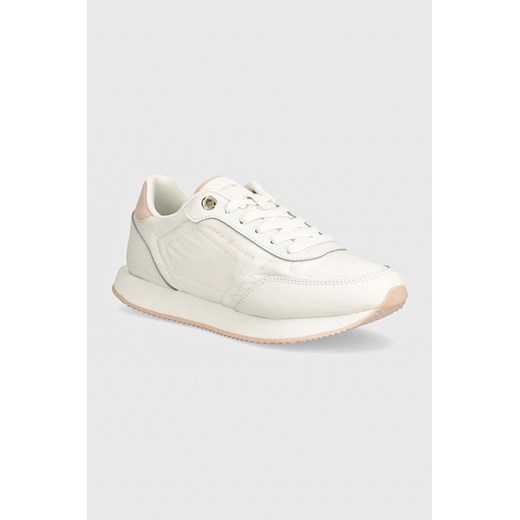 Tommy Hilfiger sneakersy ESSENTIAL RUNNER kolor biały FW0FW08004 ze sklepu ANSWEAR.com w kategorii Buty sportowe damskie - zdjęcie 173811579