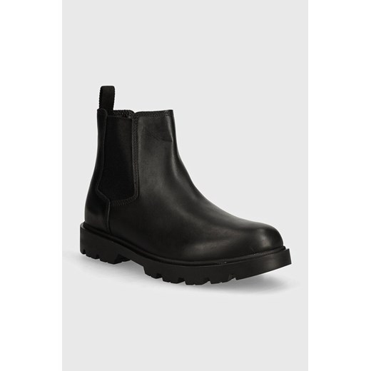 BOSS buty wysokie Adley męskie kolor czarny 50523887 ze sklepu ANSWEAR.com w kategorii Buty zimowe męskie - zdjęcie 173811659
