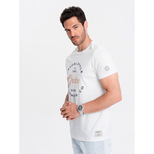 T-shirt męski Ombre z nadrukami