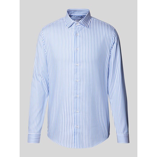 Koszula biznesowa o kroju slim fit z kołnierzykiem typu kent ze sklepu Peek&Cloppenburg  w kategorii Koszule męskie - zdjęcie 173815847