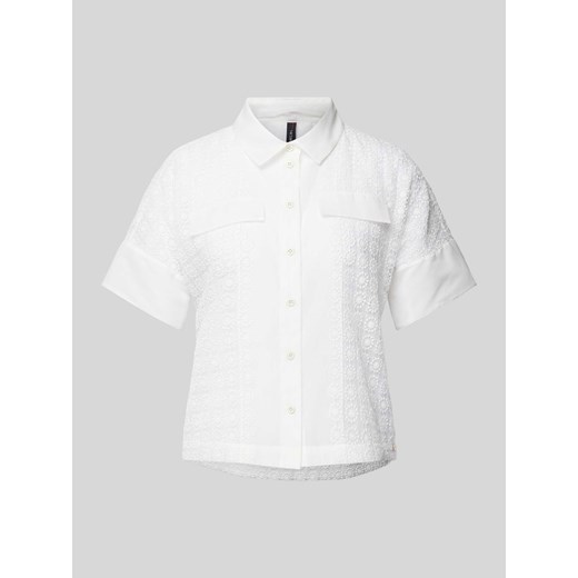Bluzka z koronką szydełkową ze sklepu Peek&Cloppenburg  w kategorii Koszule damskie - zdjęcie 173815926
