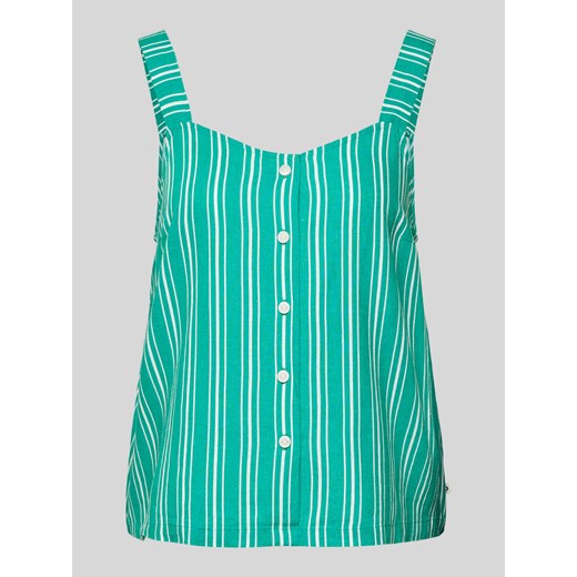 Top lniany z listwą guzikową ze sklepu Peek&Cloppenburg  w kategorii Bluzki damskie - zdjęcie 173816146