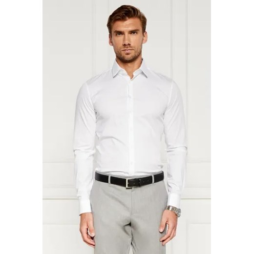 Calvin Klein Koszula POPLIN | Slim Fit ze sklepu Gomez Fashion Store w kategorii Koszule męskie - zdjęcie 173818706