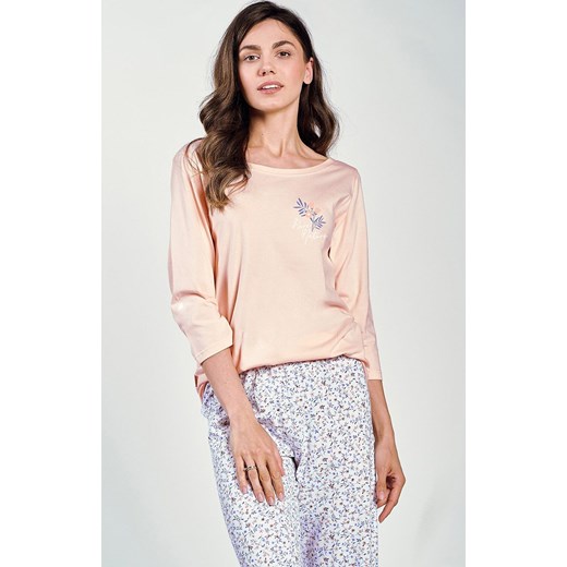 Dwuczęściowa piżama damska brzoskwiniowa Ariella 3240, Kolor brzoskwiniowy, Rozmiar L, Taro ze sklepu Intymna w kategorii Piżamy damskie - zdjęcie 173819838