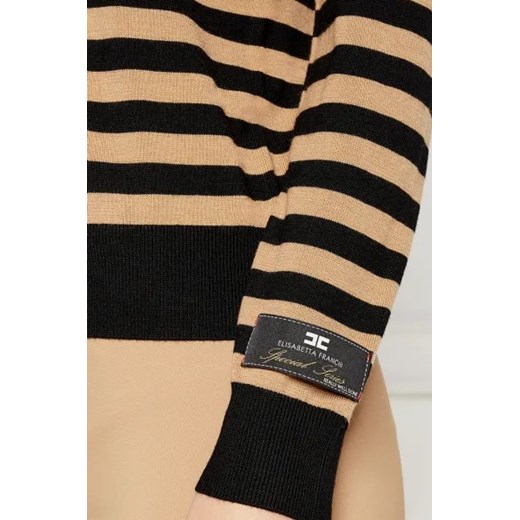 Elisabetta Franchi Wełniany sweter | Regular Fit Elisabetta Franchi 42 Gomez Fashion Store