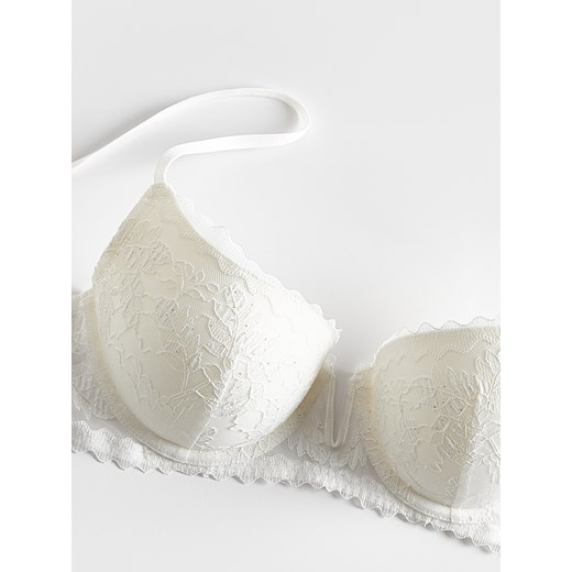 Reserved - Biustonosz push up - złamana biel Reserved 70C Reserved