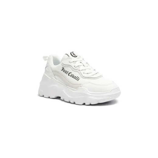 Just Cavalli Sneakersy Fondo Casper | z dodatkiem skóry ze sklepu Gomez Fashion Store w kategorii Buty sportowe damskie - zdjęcie 173827479