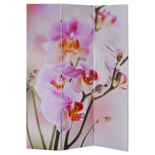 Parawan z motywem kwiatowym - Folken 3X 120 x 170 cm ze sklepu Edinos.pl w kategorii Meble - zdjęcie 173828907