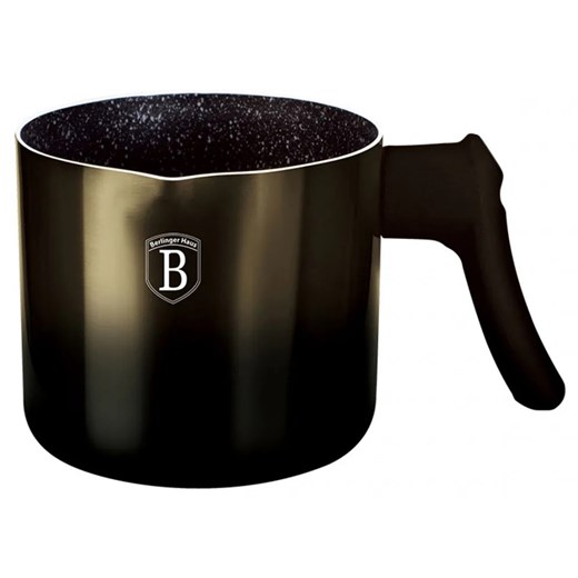 Aluminiowy garnek na mleko z powłoką granitową 1,2L - Baller 10X ze sklepu Edinos.pl w kategorii Garnki - zdjęcie 173829268
