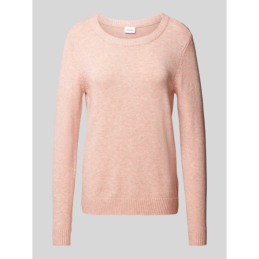 Sweter z dzianiny z okrągłym dekoltem model ‘Viril’ ze sklepu Peek&Cloppenburg  w kategorii Swetry damskie - zdjęcie 173833376
