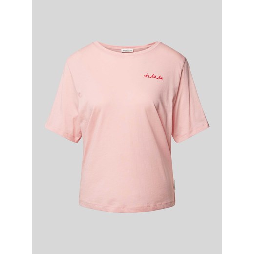 T-shirt z nadrukiem ze sloganem ze sklepu Peek&Cloppenburg  w kategorii Bluzki damskie - zdjęcie 173833487