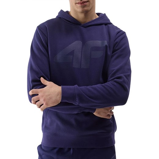Bluza 4F WSS24TSWSM095031S - granatowa ze sklepu streetstyle24.pl w kategorii Bluzy męskie - zdjęcie 173835056