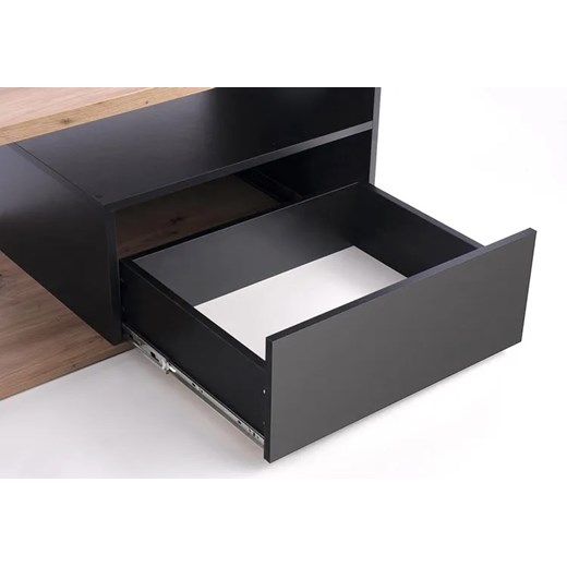 Nowoczesna prostokątna ława z szufladą dąb wotan - Samba Elior One Size Edinos.pl