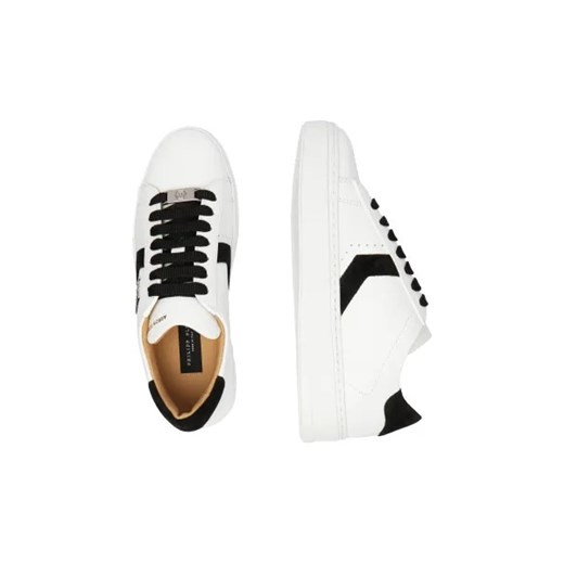 Philipp Plein Skórzane sneakersy Arrow Force 41 okazyjna cena Gomez Fashion Store