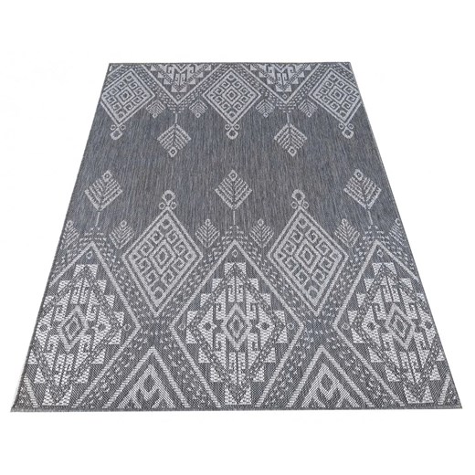 Szary dywan sznurkowy w stylu boho G0-N54 ze sklepu Edinos.pl w kategorii Dywany - zdjęcie 173843428