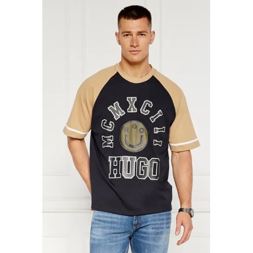 T-shirt męski Hugo Blue