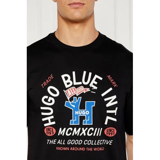 T-shirt męski Hugo Blue