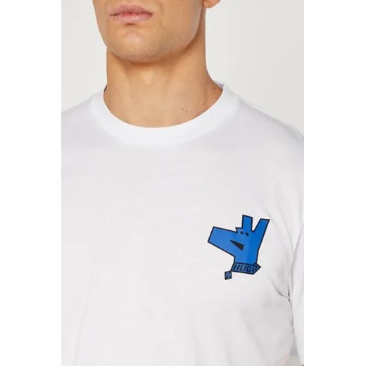 T-shirt męski Hugo Blue