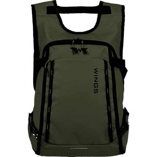 WINGS Plecak podróżny ROOK  dark green ze sklepu WINGS w kategorii Plecaki - zdjęcie 173850677