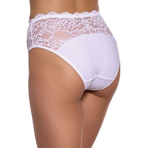 Bawełniane figi damskie białe 203, Kolor biały, Rozmiar S, Gabidar ze sklepu Intymna w kategorii Majtki damskie - zdjęcie 173853245