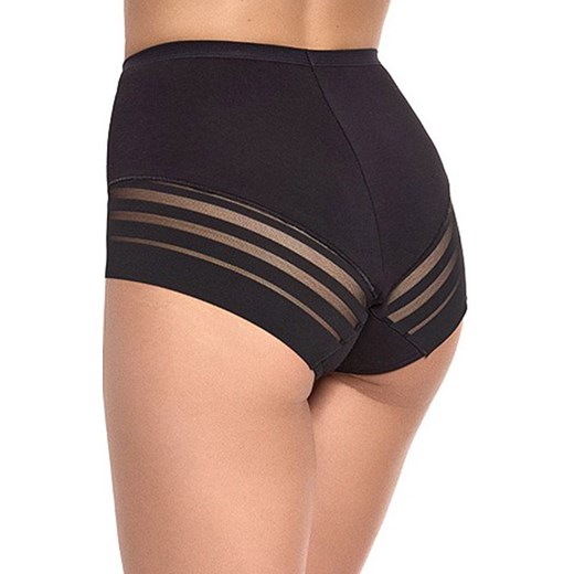 Czarne figi damskie z wysokim stanem 209, Kolor czarny, Rozmiar M, Gabidar ze sklepu Intymna w kategorii Majtki damskie - zdjęcie 173853259